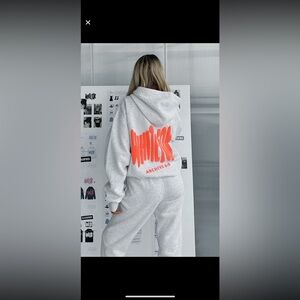White Fox Archive 6.0 Oversized Hoodie Cloudburst Size M/L